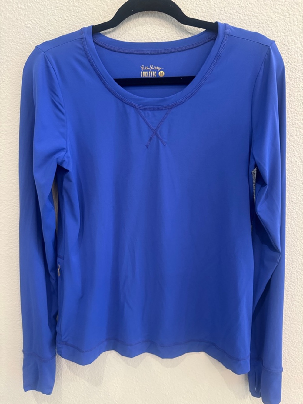 Lilly Pulitzer Women's Long Sleeve Crew Neck Top - Royal Blue